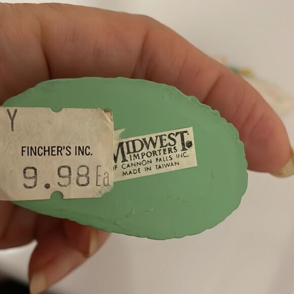 Set of two NWT Midwest Importers Easter figurines (goose & lamb) - Picture 7 of 8